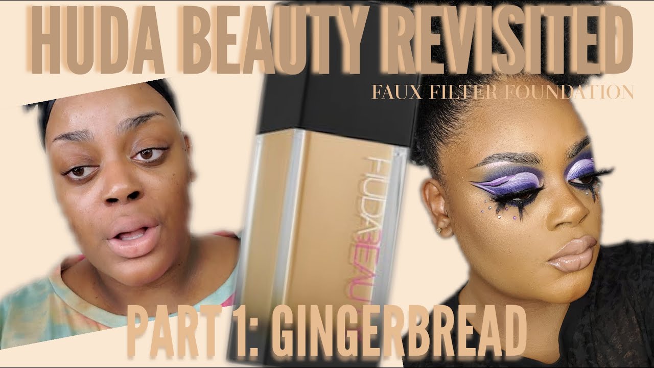 HUDA BEAUTY REVISITED PART 1 | FAUX FILTER FOUNDATION GINGERBREAD 430N | FULL COVERAGE GLAM