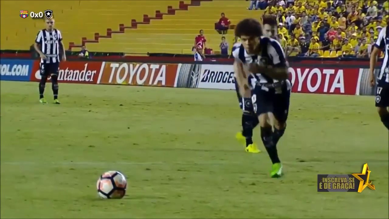 MEHORES MOMENTOS BARCELONA EQU 1 X 1 BOTAFOGO LIBERTADORES