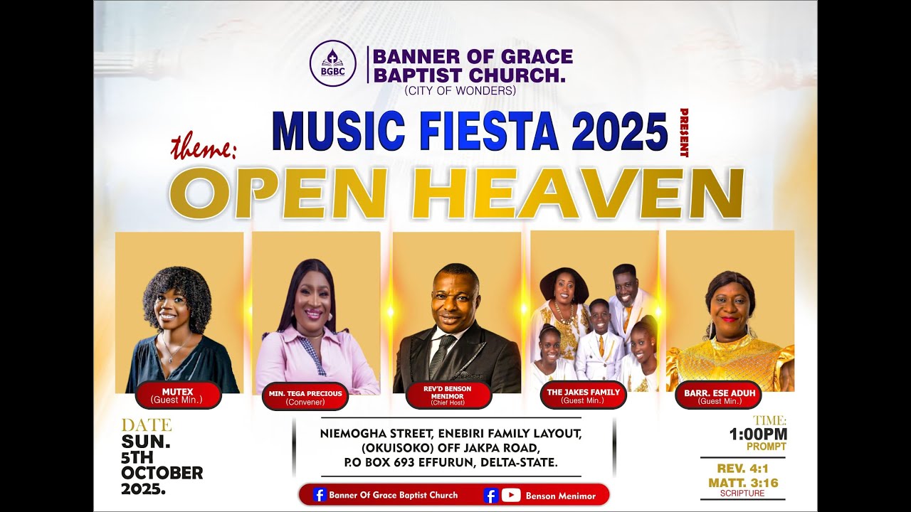 Sunday Service|| Moving Forward Through Peace and Unity||With Rev'd Benson Menimor|| 22-02-26
