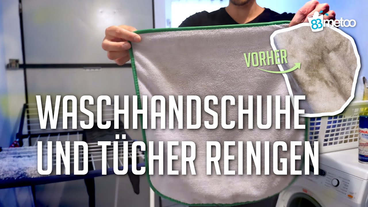 Tücher und Waschhandschuhe richtig waschen in der Waschmaschine | 83metoo