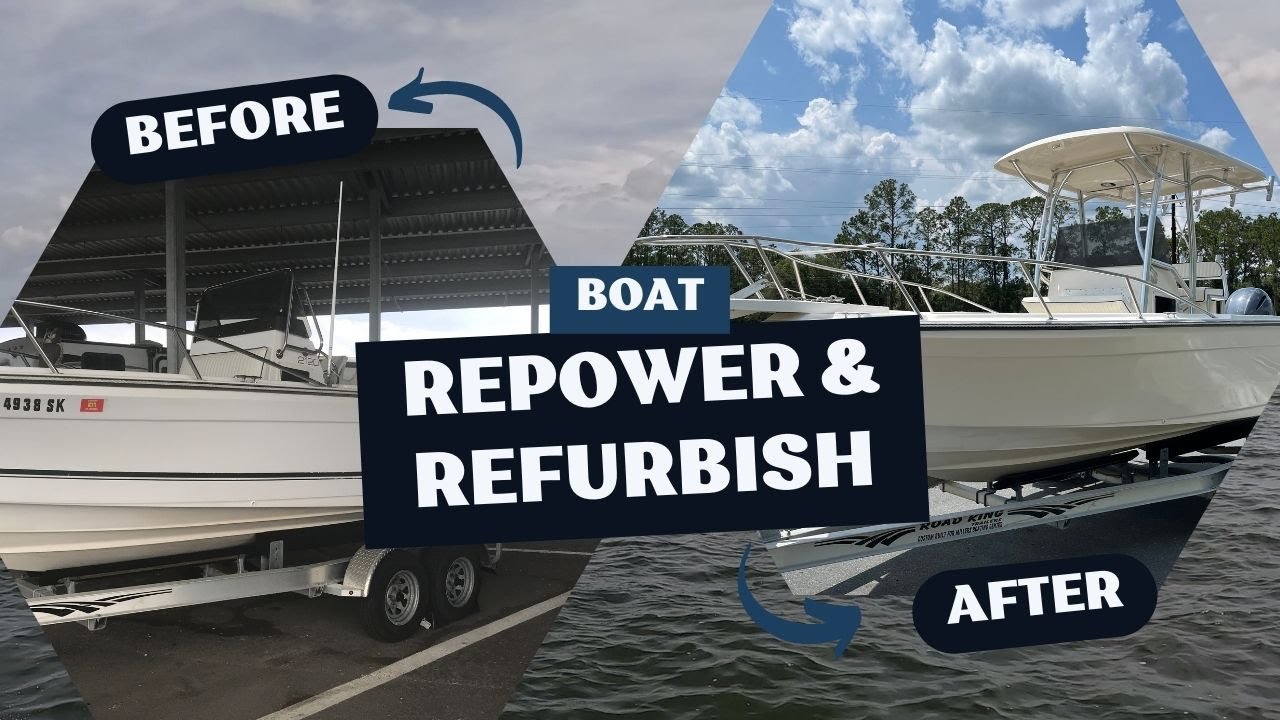 How I Repowered & Refurbished My 1993 Robalo Center Console Boat