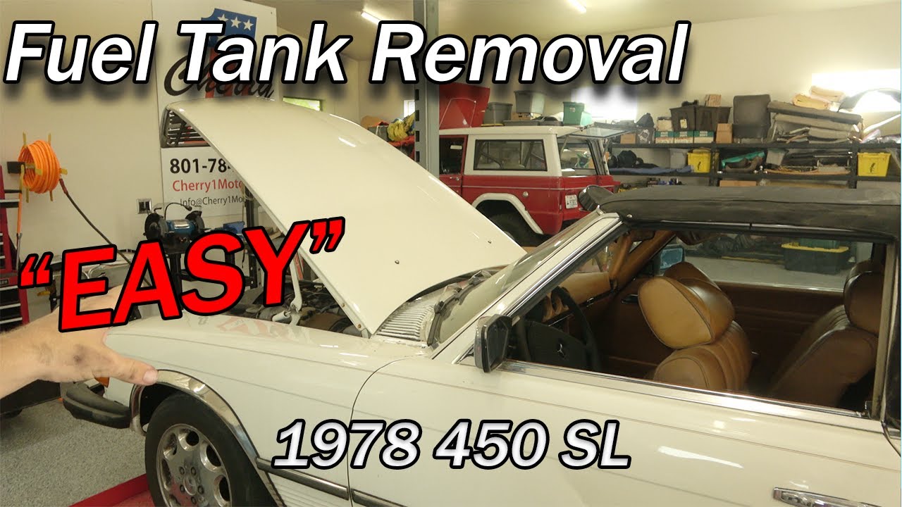 1978 450 SL Fuel Tank Removal