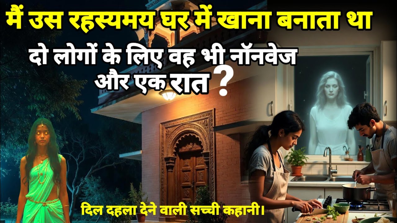 मैं उस रहस्यमय घर में दो लोगों के लिए खाना बनाता था नॉनवेज और एक रात? horror story, Scary, Ghost 