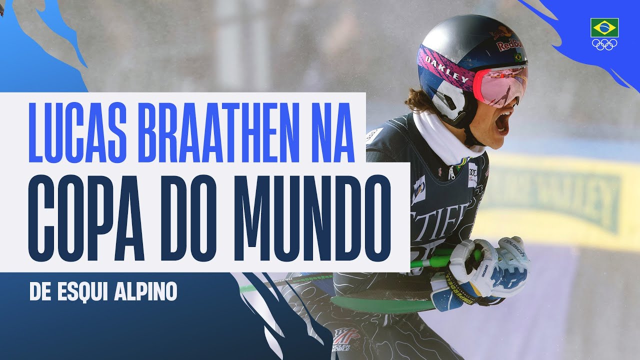 Lucas Braathen é prata na Copa do Mundo de Esqui Alpino