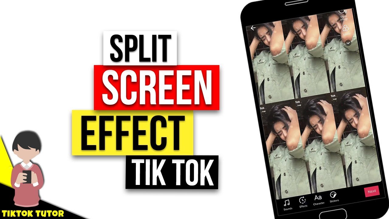 TikTok Split Screen Effect Tutorial | New Trends 2020