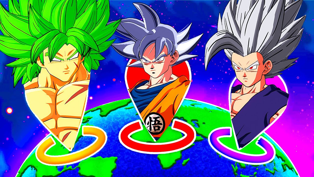 🌍 MODO DOMINAÇÃO dos SAIYAJINS no DRAGON BALL SPARKING ZERO