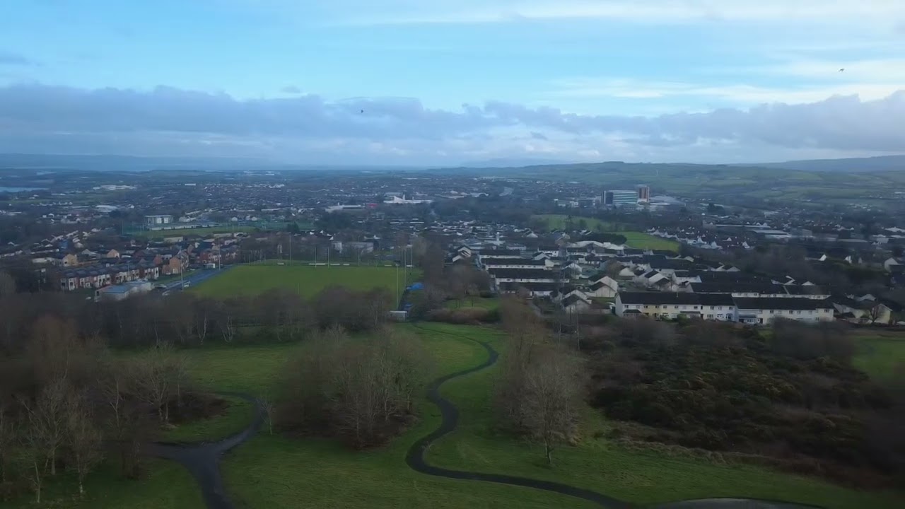 Derry city drone footage