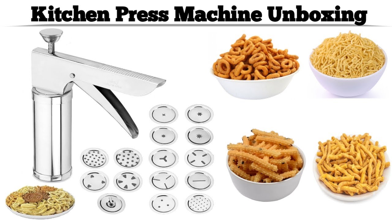Unboxing Stainless Steel Kitchen Press & Murukku Maker | Snacks Maker Sancha Review
