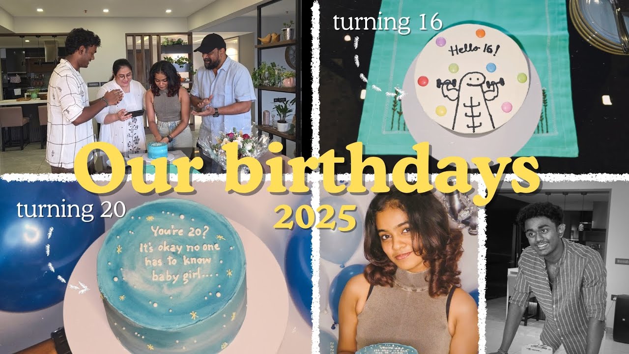 20th BIRTHDAY CELEBRATIONS!!/ Hanna Shajohn/ Dini Shajohn/ Kalabhavan Shajohn 