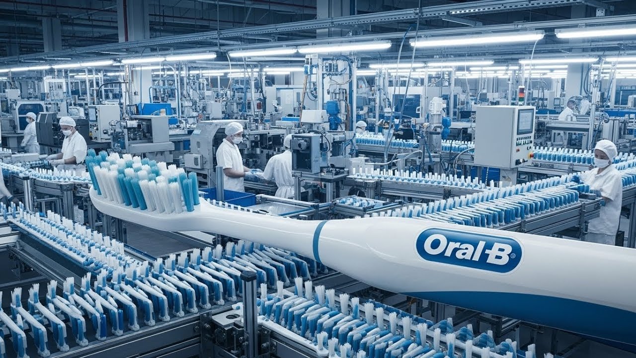 Inside a Toothbrush Factory | How Toothbrushes Are Made Step by Step
