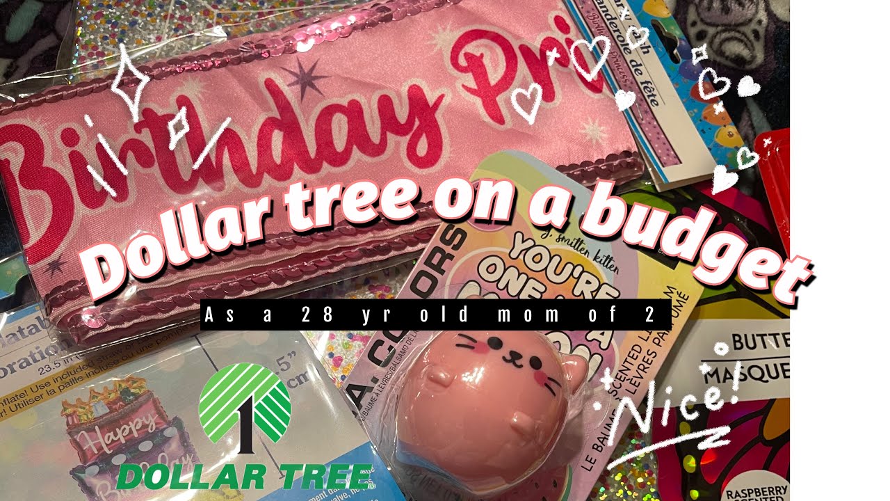 Dollar tree on a budget  Birthday addition 