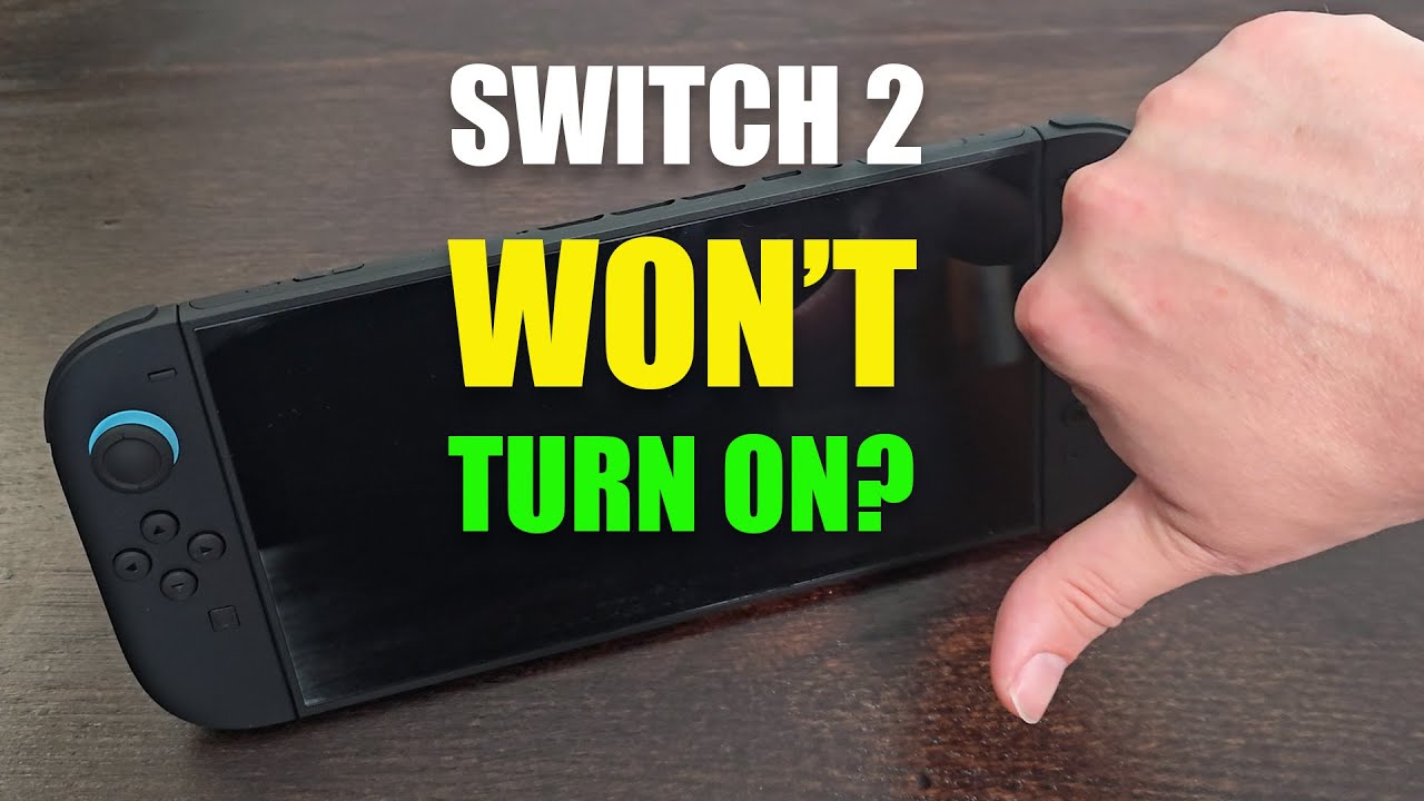 Nintendo Confirms Switch 2 Black Screen Issue – Here's the Fix