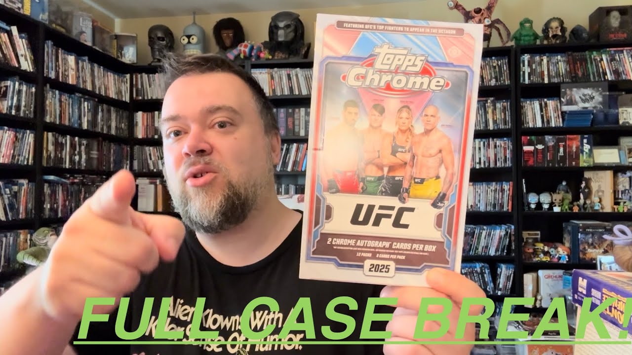 UFC CASE BREAK RECAP! 2025 Topps Chrome Hobby Full Case!