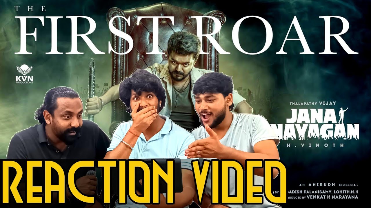 The First Roar - Jana Nayagan Reaction | Thalapathy Vijay | @Cine Peedika