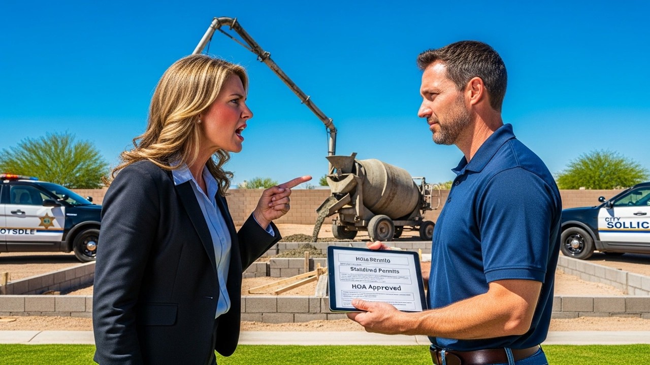 HOA Karen Called Authorities On My Legal Home Improvement Project, All Permits Valid!