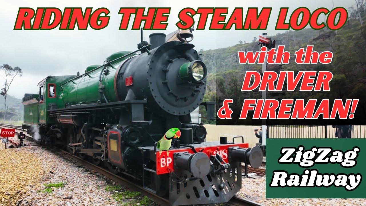 ALL ABOARD!  RIDE ON THE ZIGZAG STEAM TRAIN IN THE BLUE MOUNTAINS!