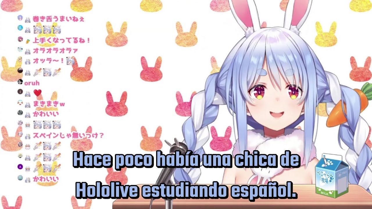 ¿Pekora aprendiendo español?