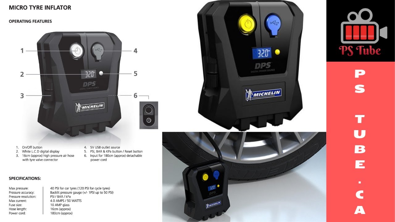 MICHELIN TYRE INFLATOR 12264 / 12265 UNBOXING!