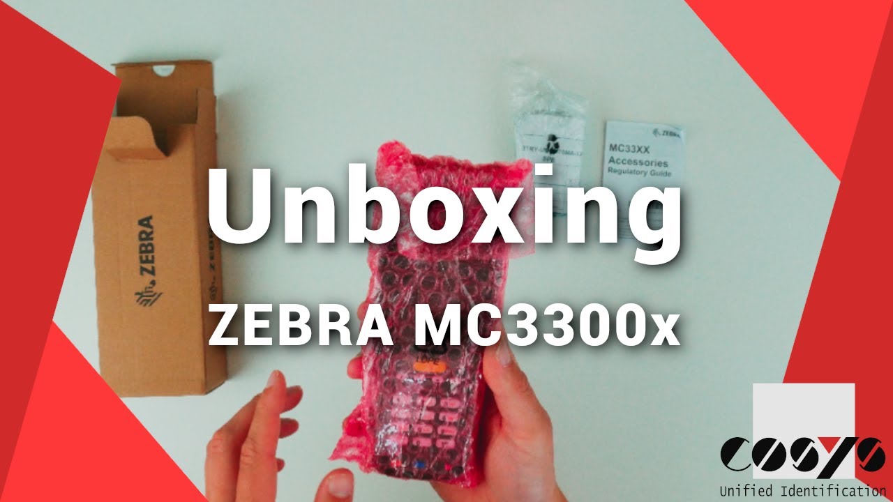 Zebra MC3300x Unboxing: Den neuen MC3300x ausgepackt