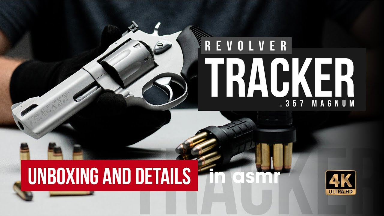 Taurus Revolver RT 627 Tracker .357 Magnum  - Unboxing and Details [Gun ASMR]