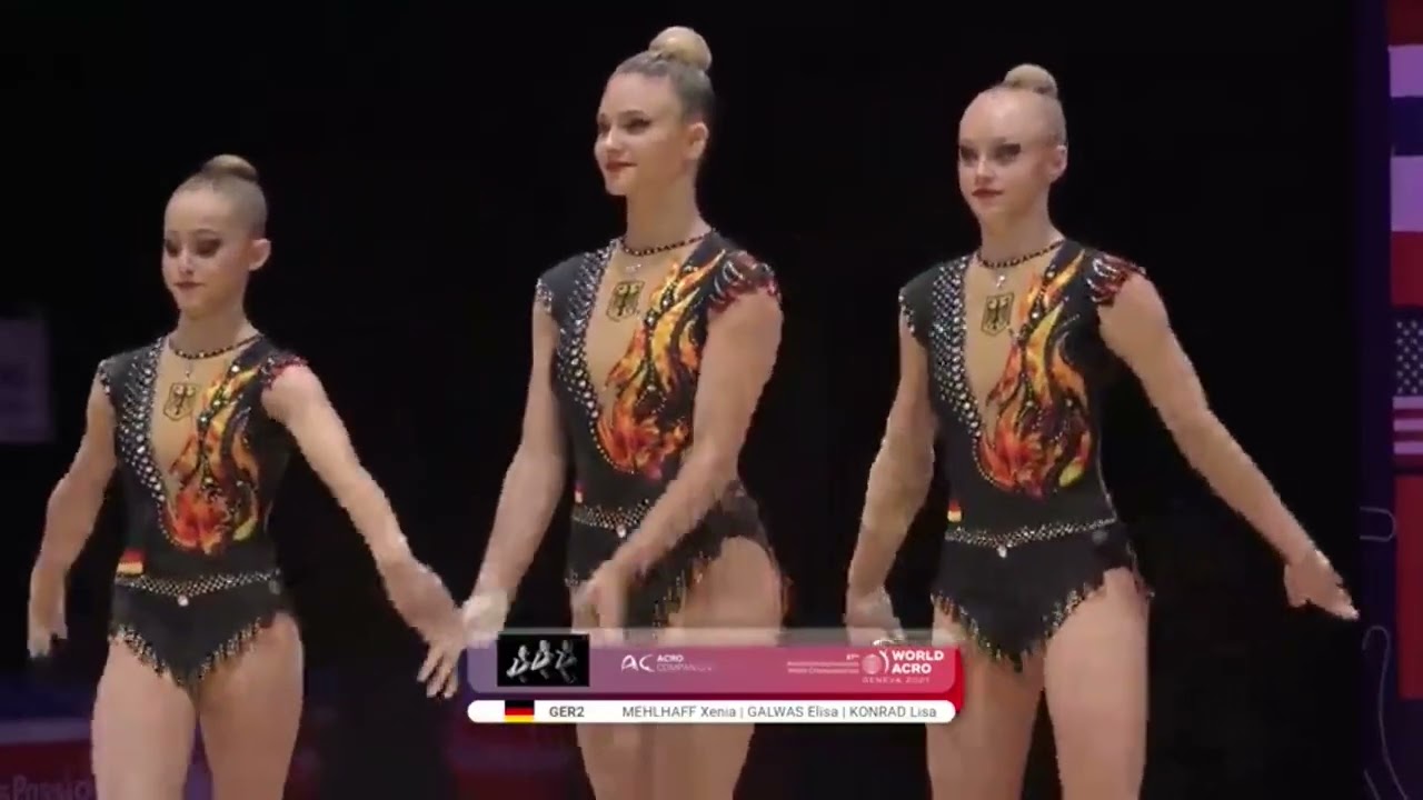 13-19 Women's pairs (Dynamic) Women's trios (Balance)