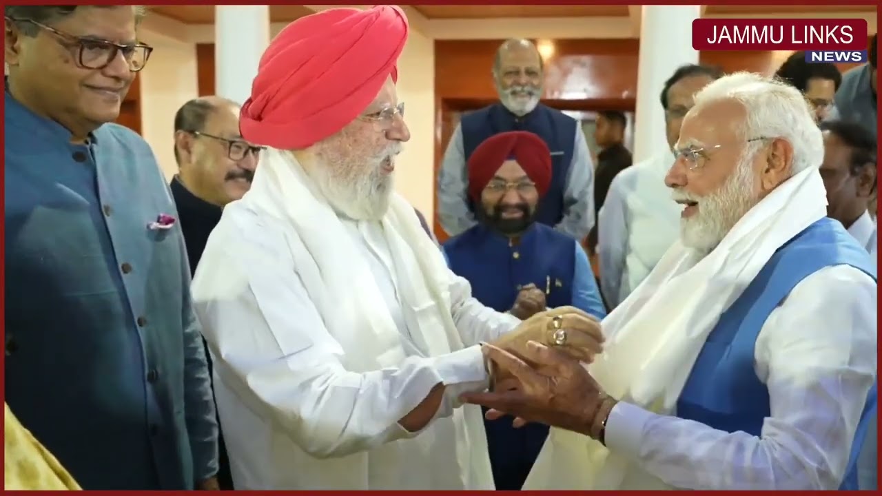 PM Modi hosts all-party global outreach delegation members at his residence
