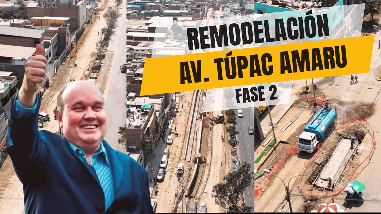🚧 ¡Avanzan las obras en la Av. Túpac Amaru! - FASE 2 tramo AV. Naranajal / AV. Maestro Peruano