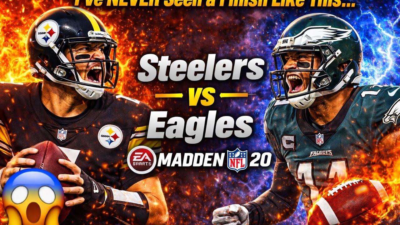 I’ve NEVER Seen a Finish Like This… Steelers vs Eagles Madden 20 🤯🏈