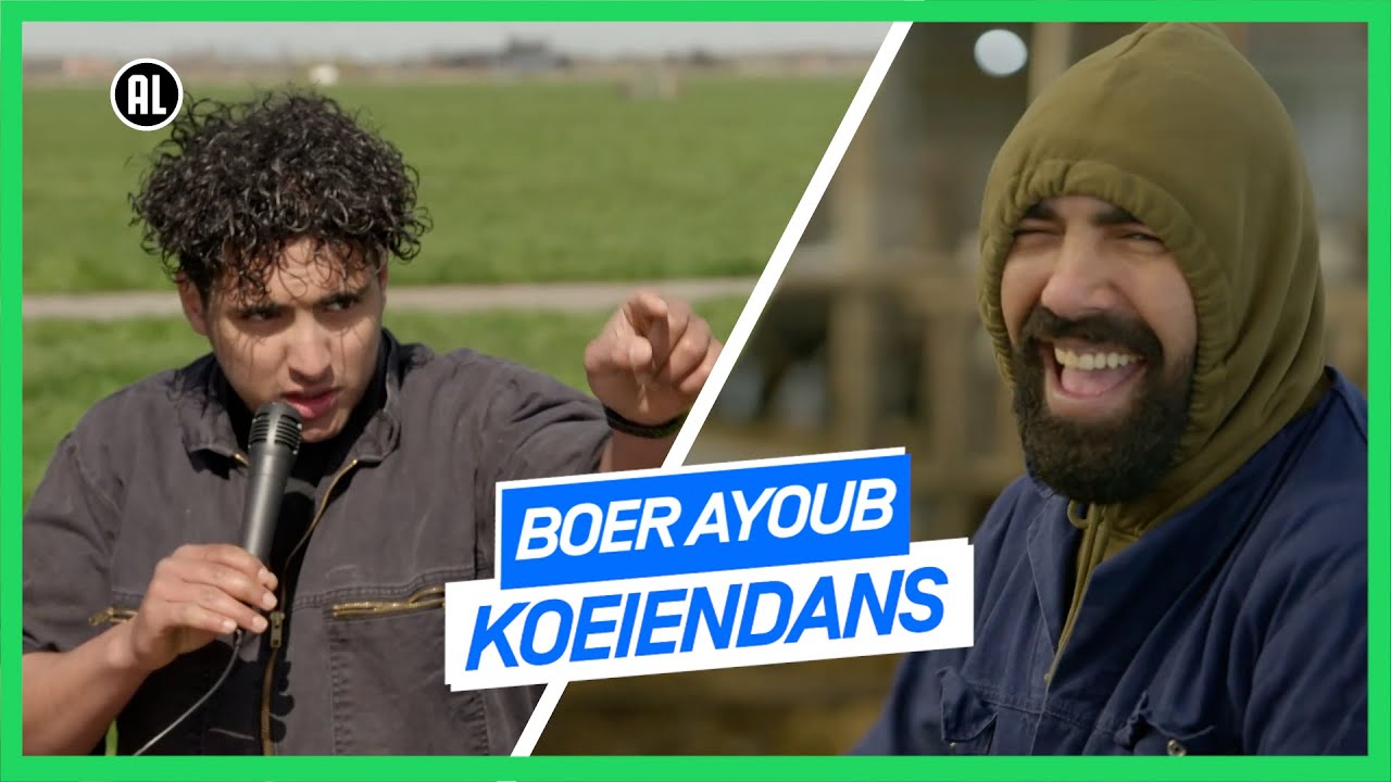 Rapper Sjaak en Boer Ayoub laten koeien dansen | Boer Ayoub | NPO 3 TV