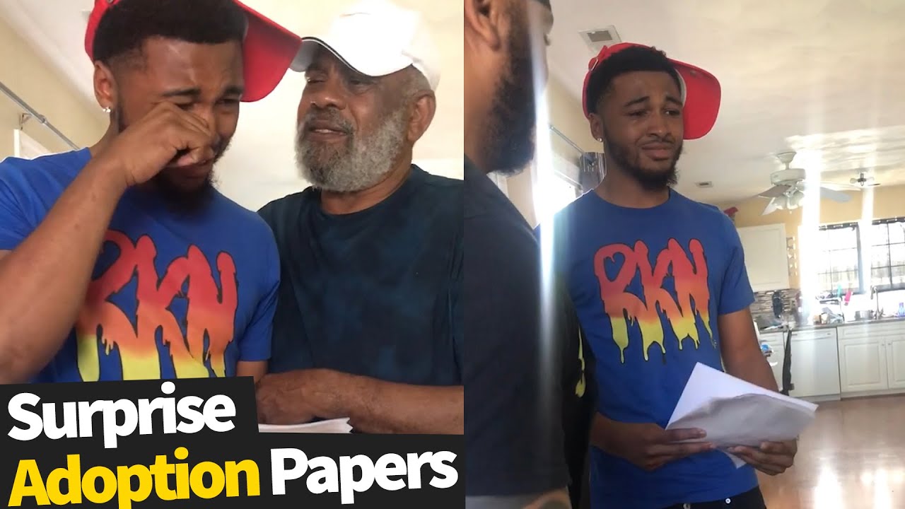 Son Asks stepdad To Adopt Him As A Father's Day Gift