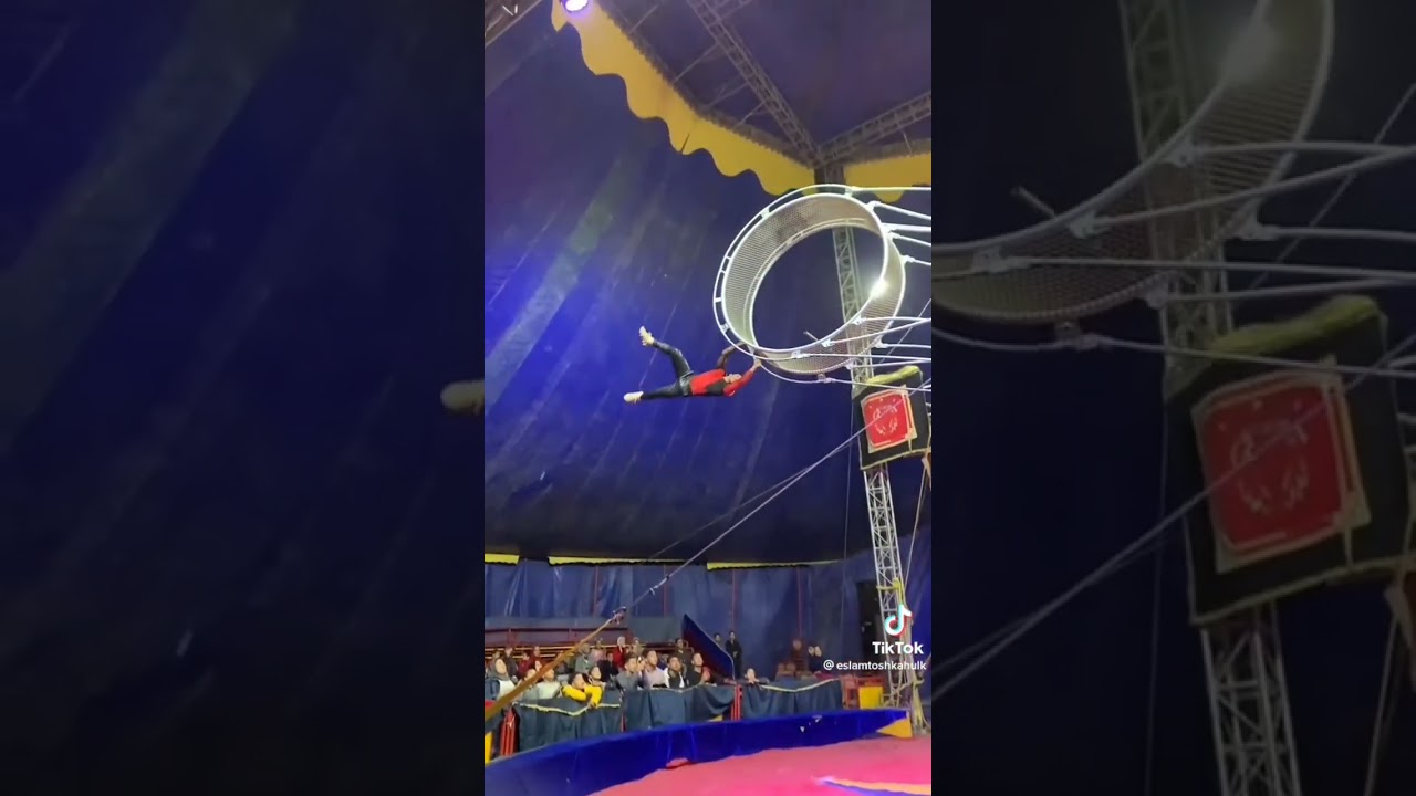Wow...me sorprende ver esto en el circo sirco 🎪 😱😆