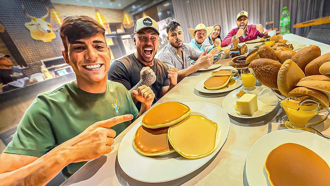FIZ PANQUECA DE CAFÉ DA MANHÃ SIMPLES E GOSTOSO PROS MEUS AMIGOS