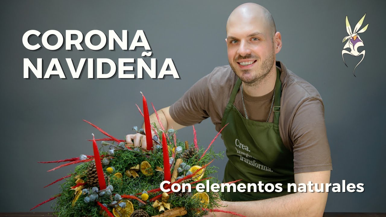 Cómo hacer una corona navideña - Paso a paso