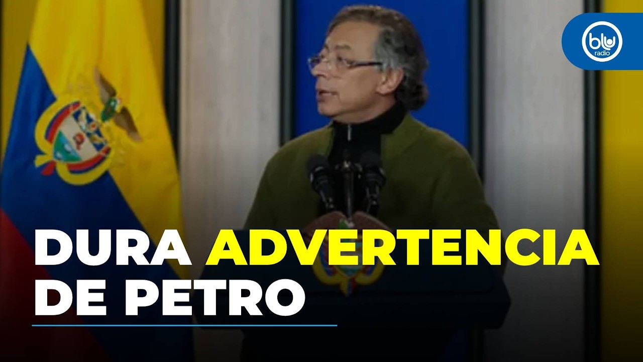El ultim&aacute;tum de Petro: &ldquo;Alcaldes que alteran el orden p&uacute;blico salen de su cargo&rdquo;