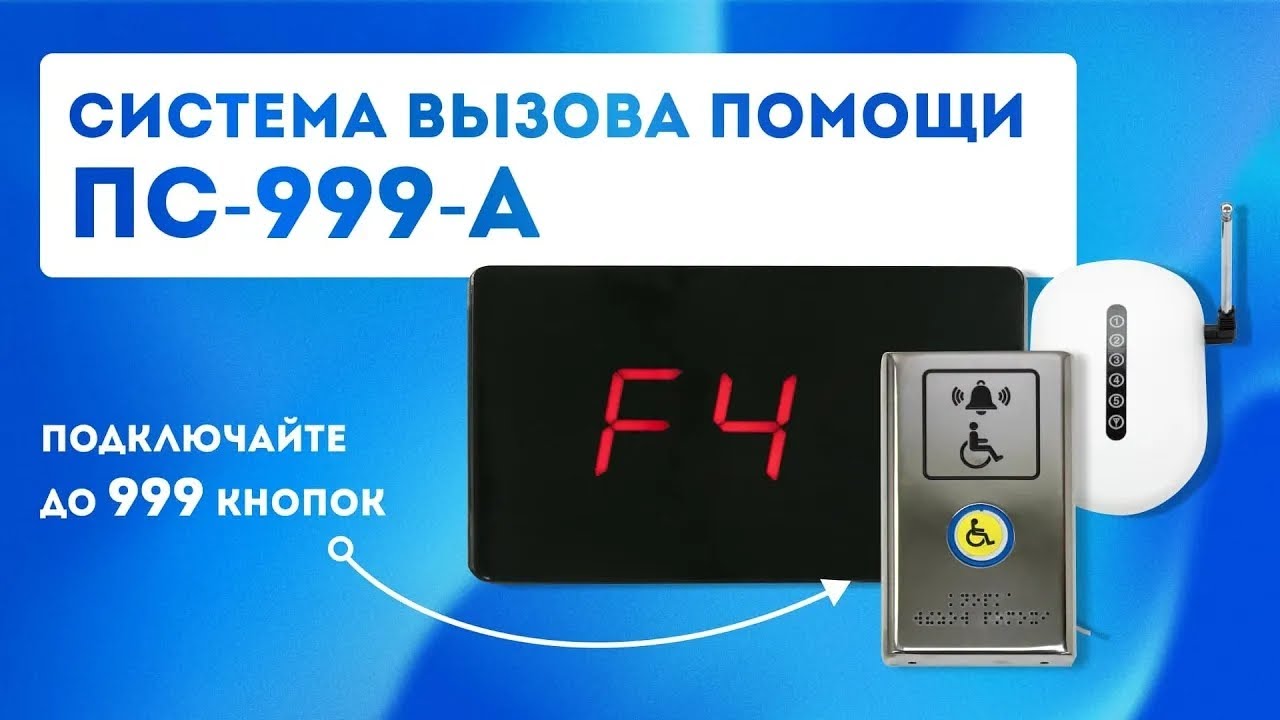 Система вызова помощи ПС 999 А