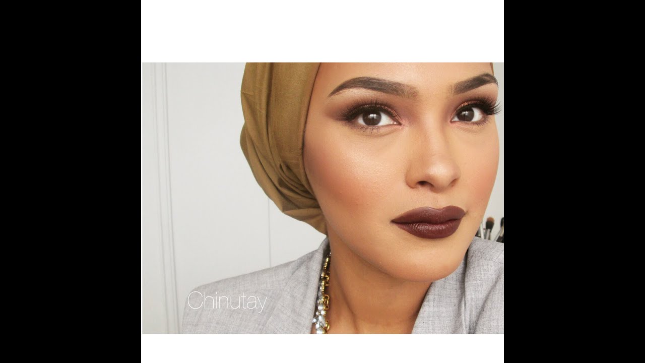Fall Inspired Makeup Tutorial: Copper Eyes and Bold Lippy for Fall!!