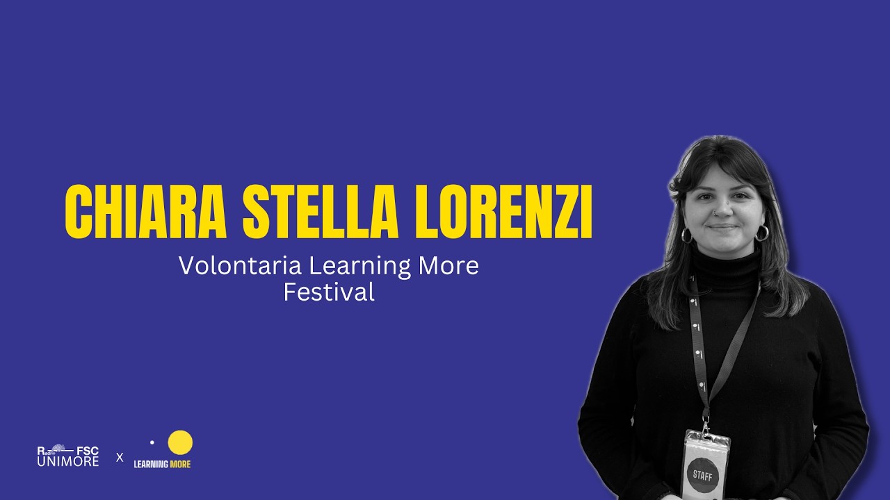 LEARNING MORE FESTIVAL 2026 - Chiara Stella Lorenzi
