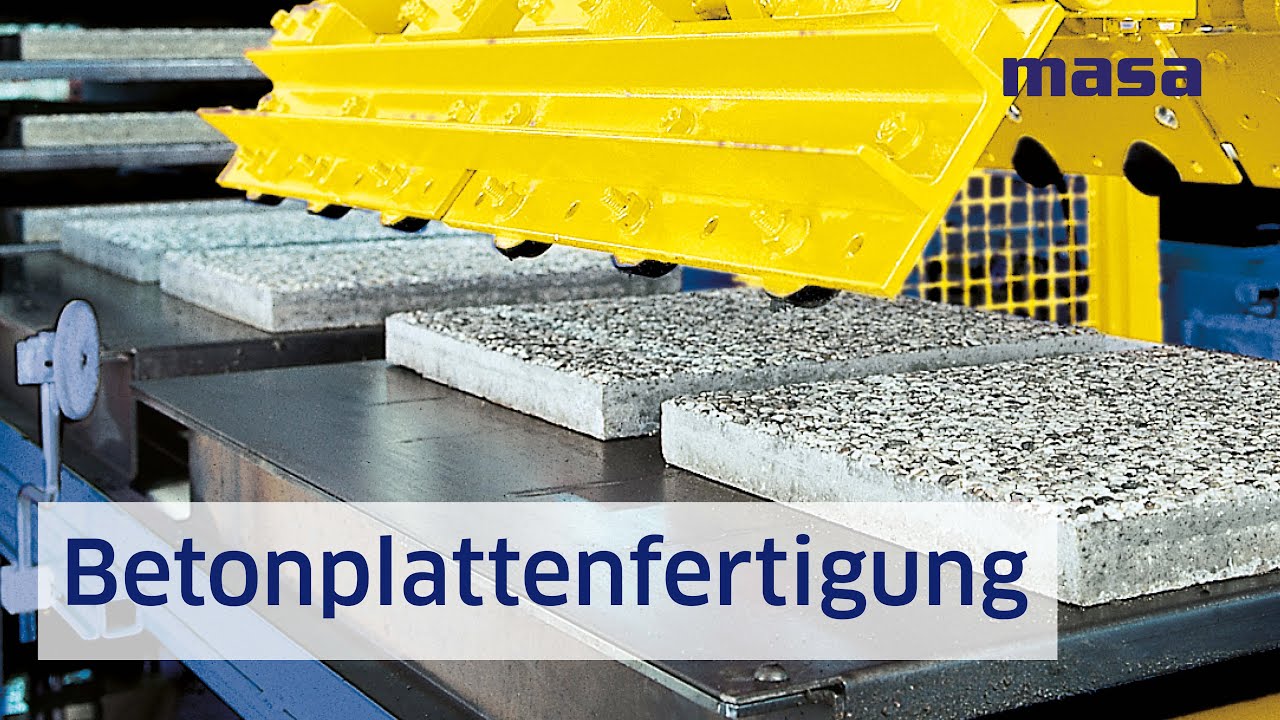 Masa Betonplattenfertigung