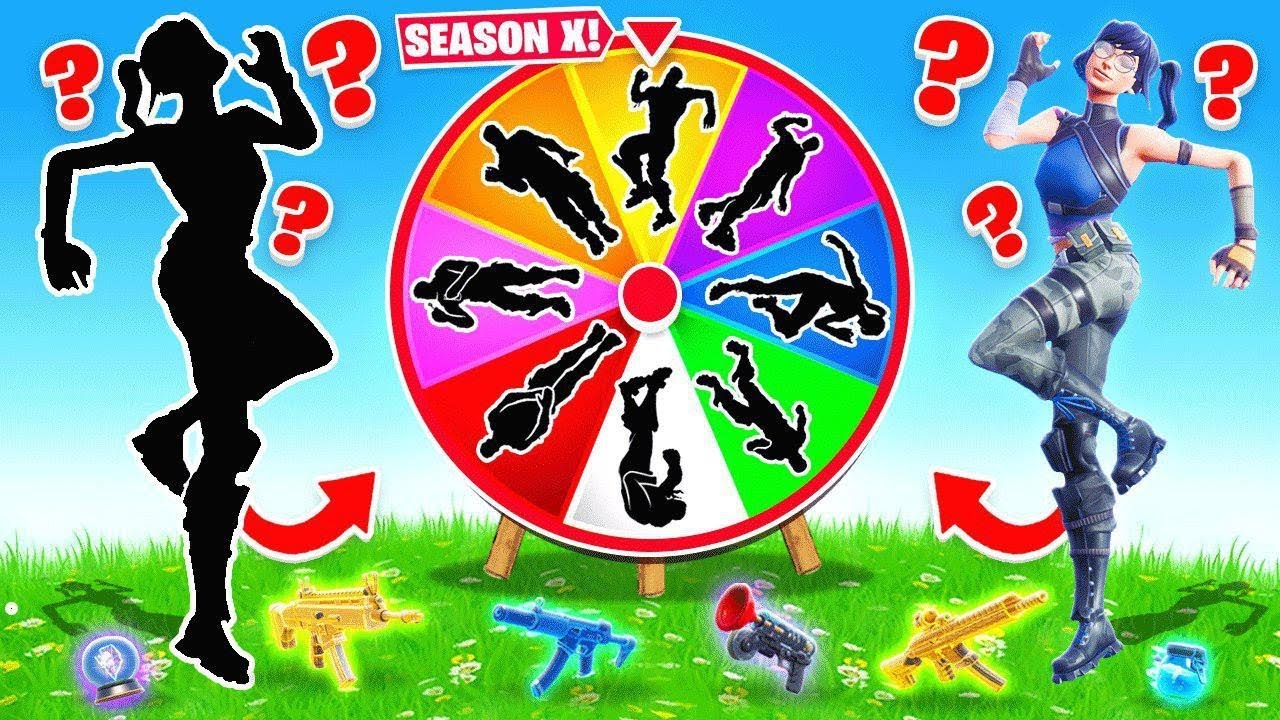 Who has the EMOTE? SEASON 10 Emote Wheel! in FORTNITE!