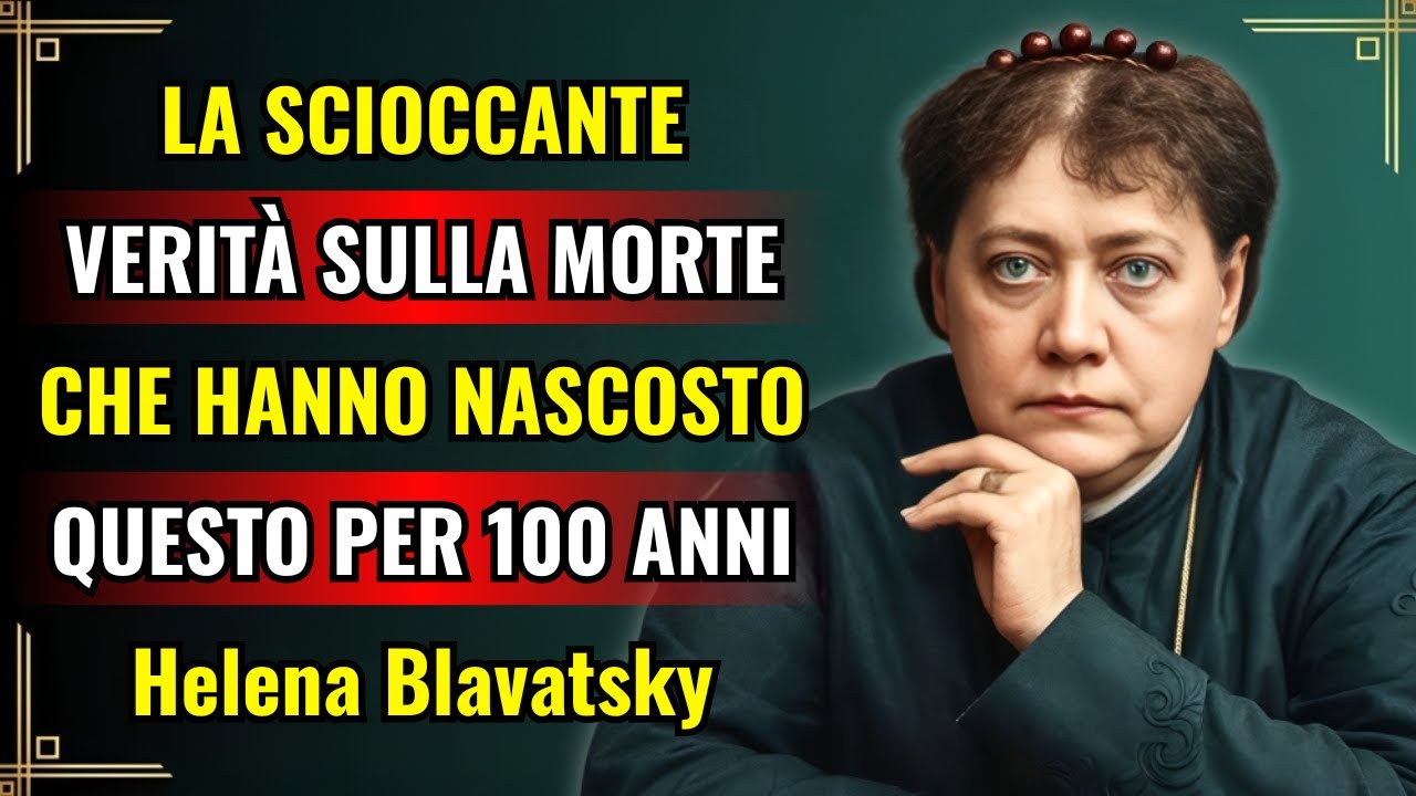VIETATA PER DECENNI: Helena Blavatsky RIVELA IL SEGRETO DELL'ANIMA E DELLA VITA DOPO LA MORTE