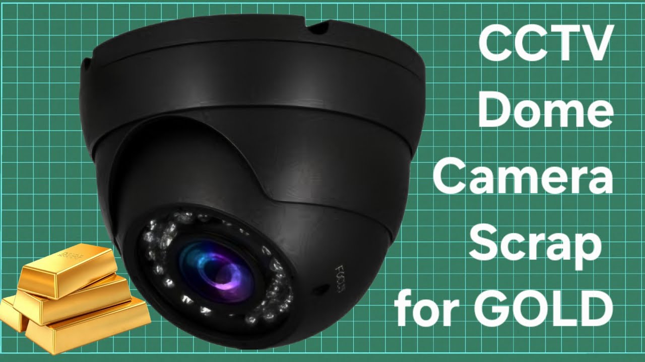 Scrapping an old CCTV Avtech dome camera #scrapping #scrap #camera
