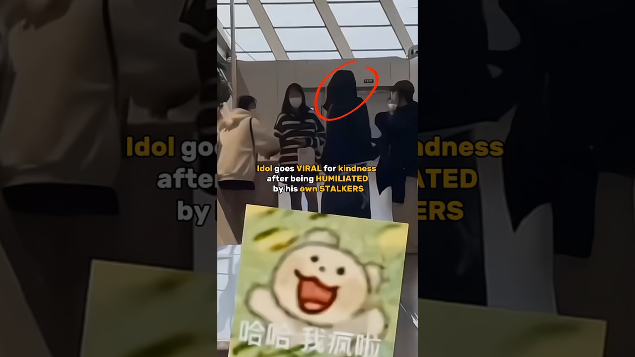 Idol goes VIRAL for kindness after being HUMILIATED by STALKERS... | #kpop #cpop #shorts