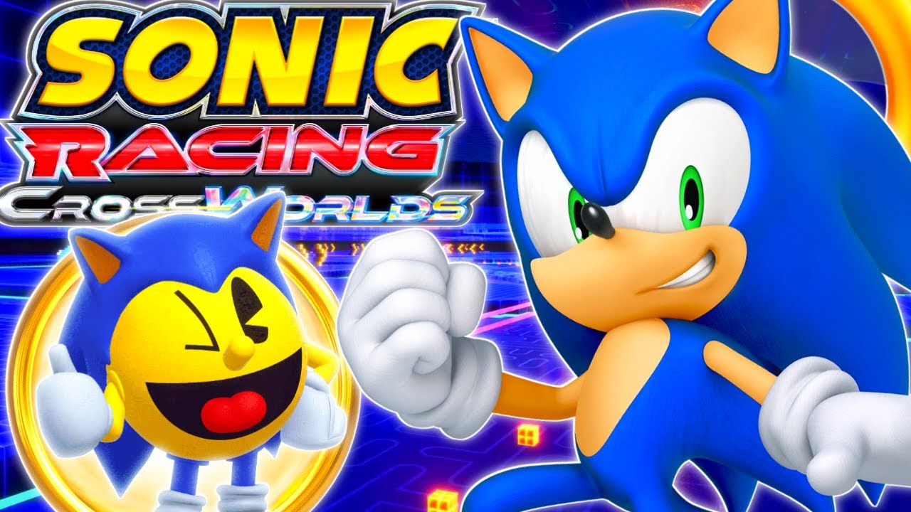 Sonic Plays SONIC RACING CROSSWORLDS! - PAC MAN FESTIVAL!