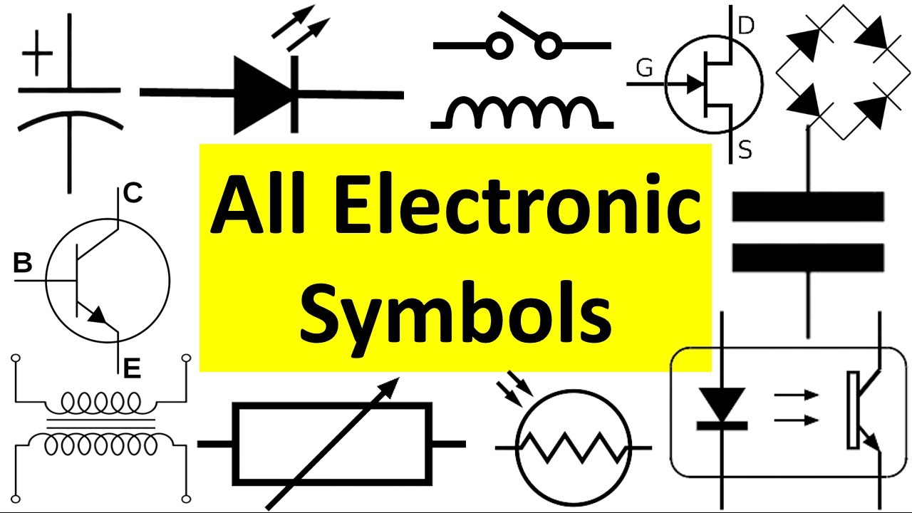 Discover the main symbols of electronic components