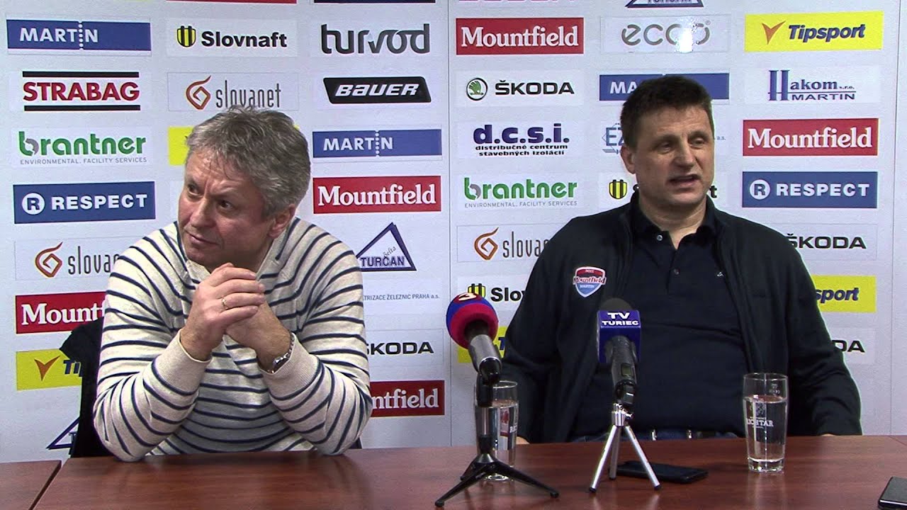 Tlačovka zo zápasu Martin - Piešťany, 28.2.2016, Gregor vs. Dornič