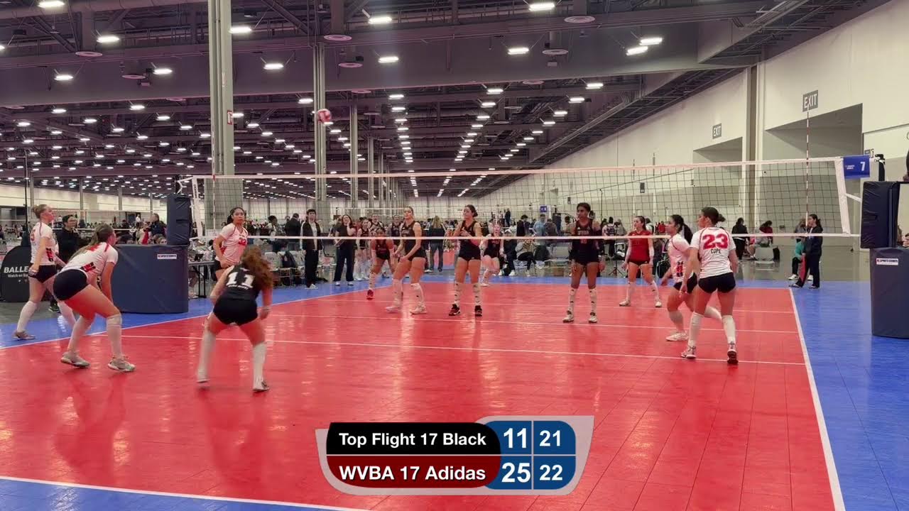TOP FLIGHT 17 NATIONAL Black vs WVBA 17 Adidas