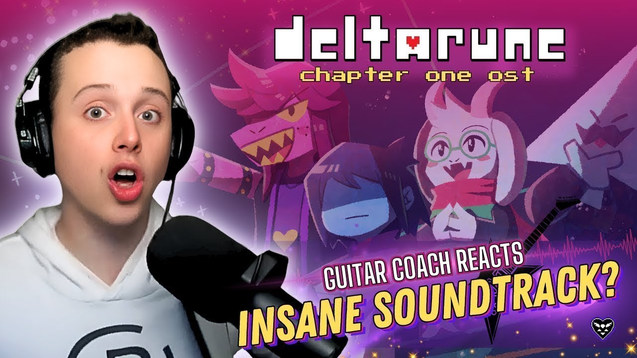 Deltarune OST Chapter 1 Reaction LIVE | Guitar Coach Reacts to Deltarune OST Chapter 1