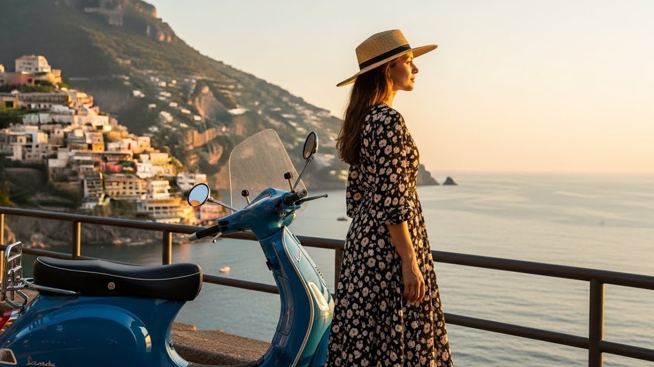 Golden Hour on the Amalfi Coast 🌅 Calm Mediterranean Ambience