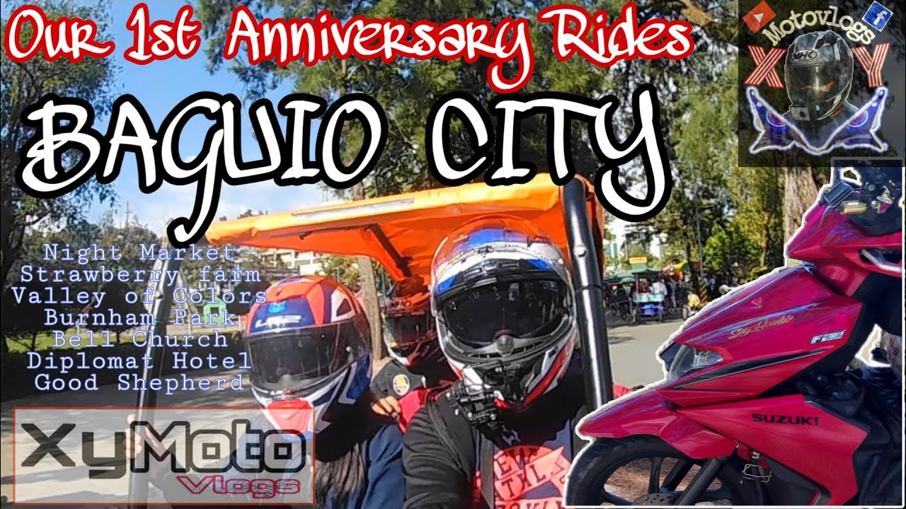 Baguio City | 1st Anniversary Rides | Skydrive Sport 115 | XyMotoVlogs