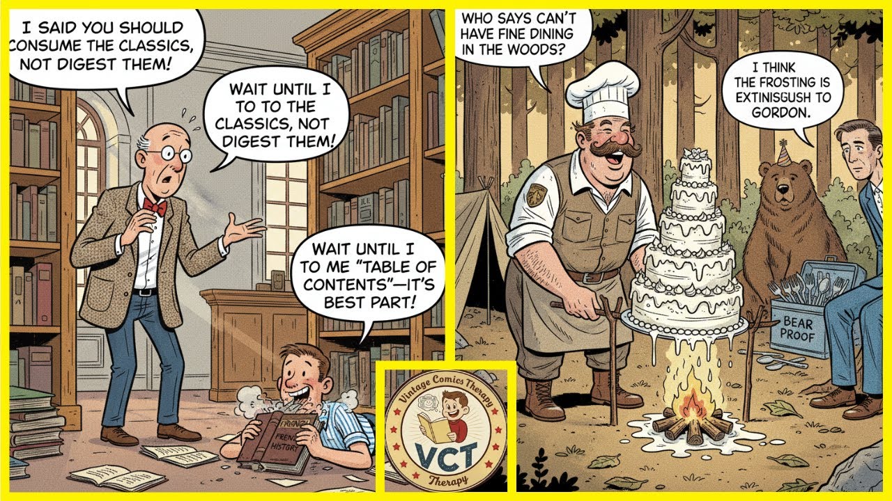 Funniest Old School Laughs You’ll Love 😂 | Vintage Comic Collection Of Charming And Cheerful Gags